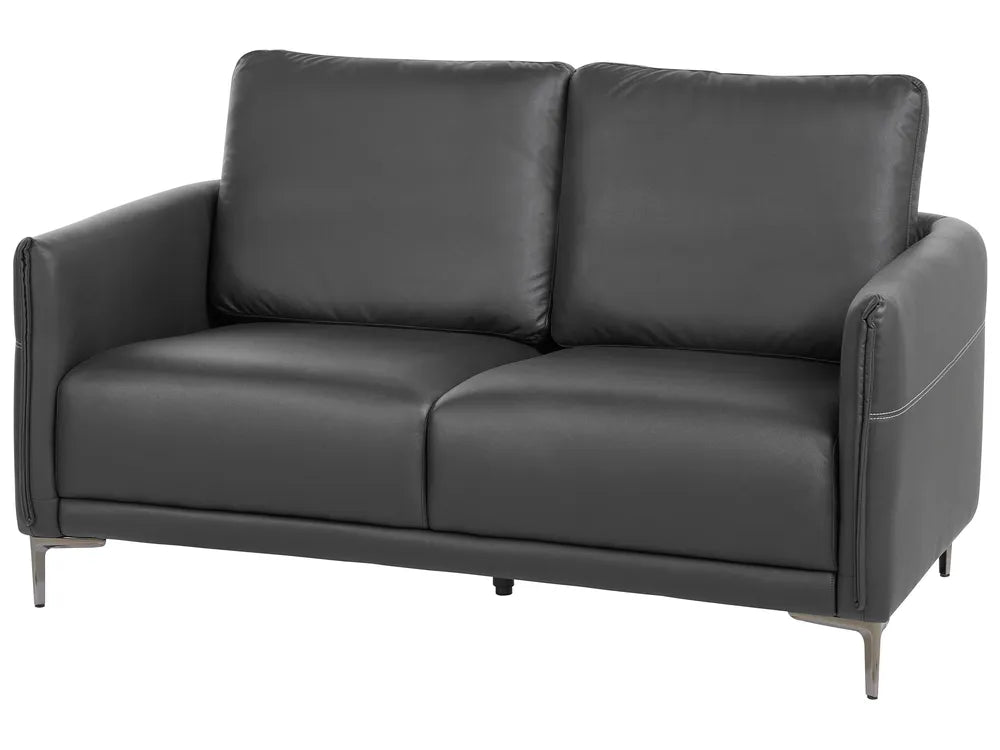Sofa 2 Seater Fabric Black Doynton