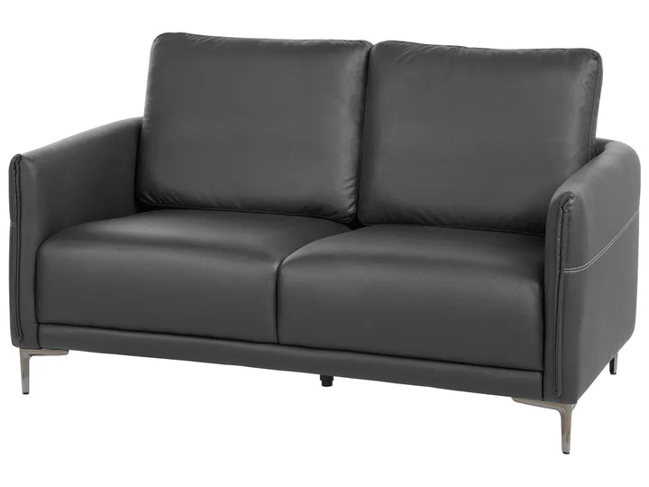 Sofa 2 Seater Fabric Black Doynton
