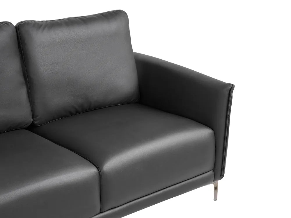 Sofa 2 Seater Fabric Black Doynton