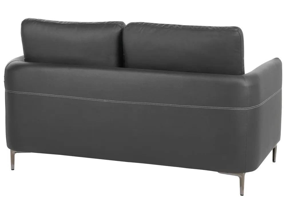 Sofa 2 Seater Fabric Black Doynton