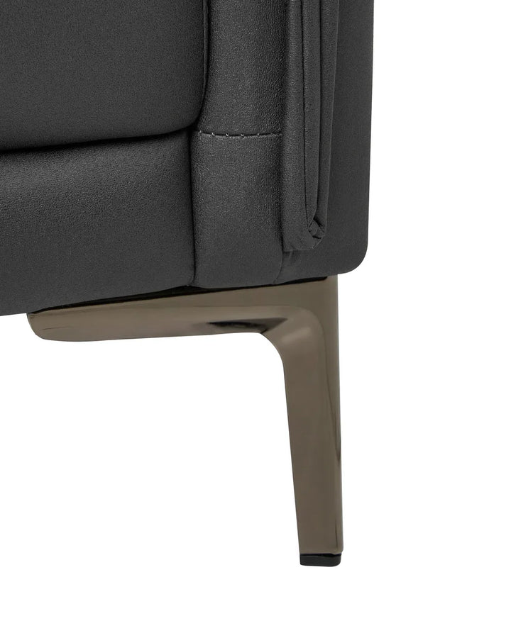 Armchair Fabric Black Doynton