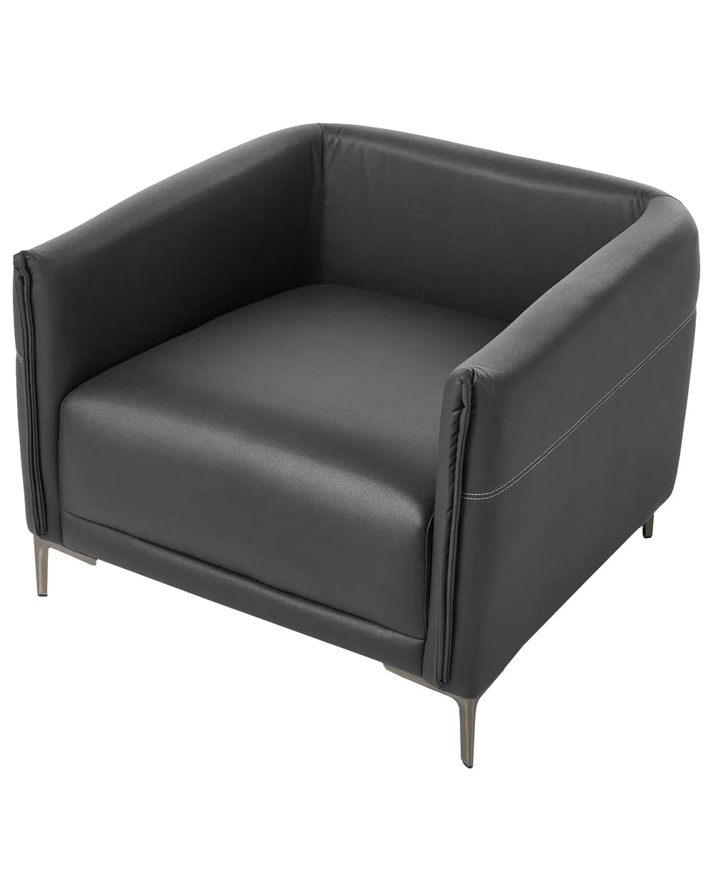 Armchair Fabric Black Doynton