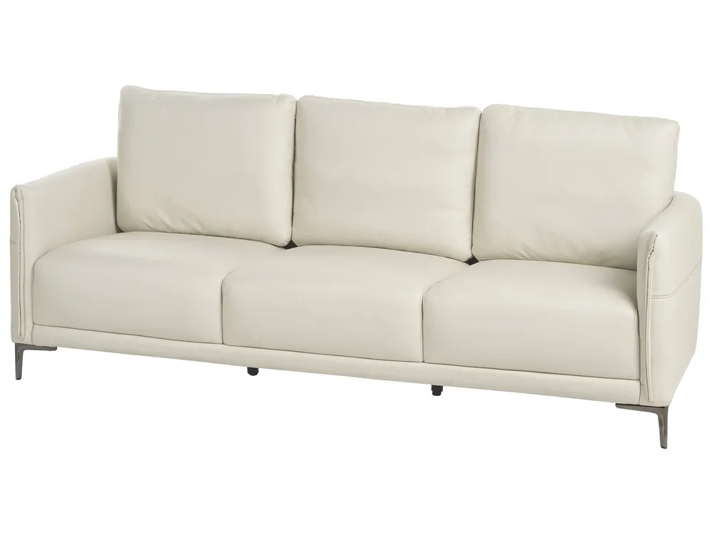 Living Room Set 6 Seater Fabric Light Beige Doynton