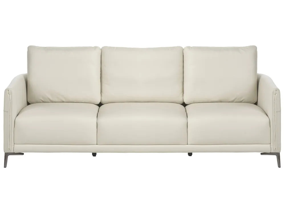 Living Room Set 6 Seater Fabric Light Beige Doynton