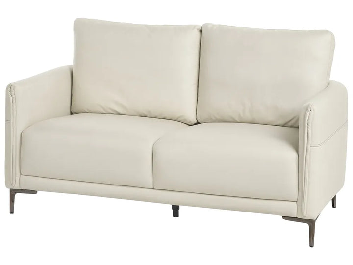 Living Room Set 6 Seater Fabric Light Beige Doynton