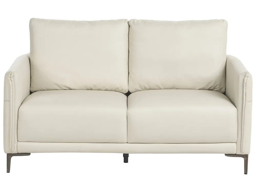 Living Room Set 6 Seater Fabric Light Beige Doynton