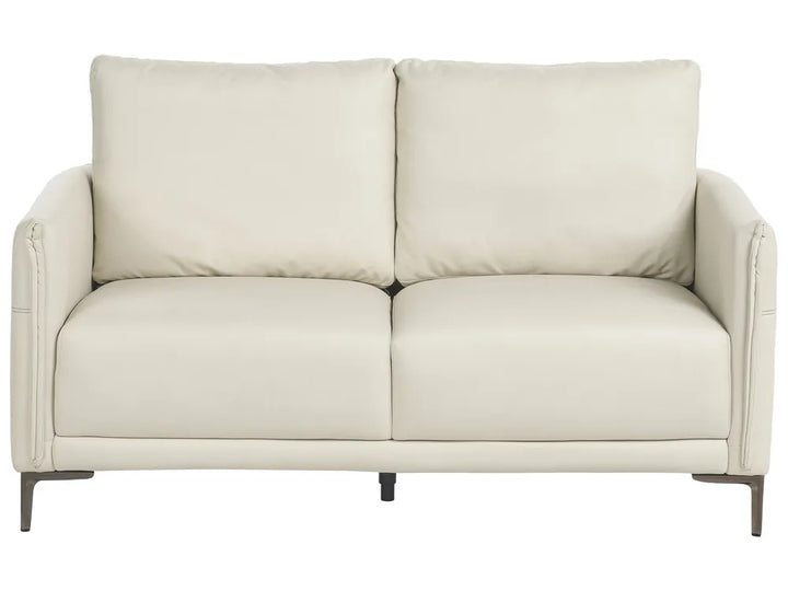 Living Room Set 6 Seater Fabric Light Beige Doynton