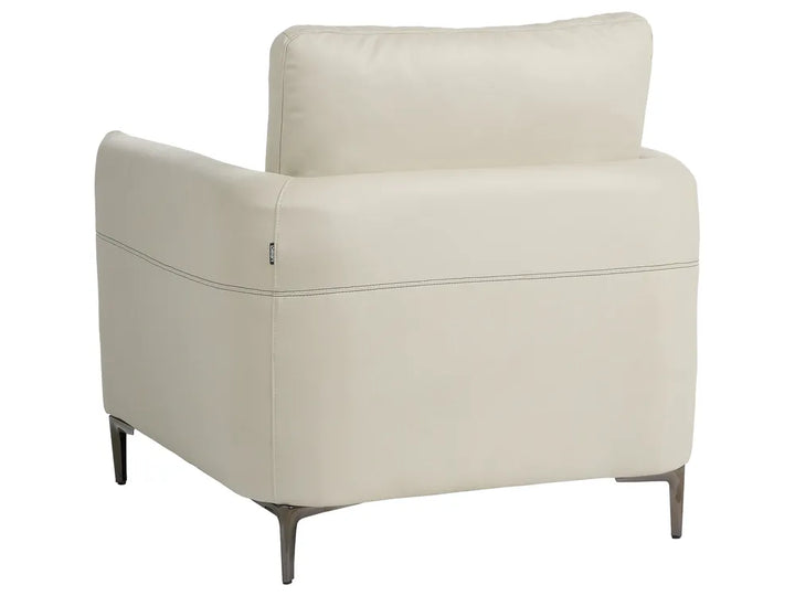 Living Room Set 6 Seater Fabric Light Beige Doynton