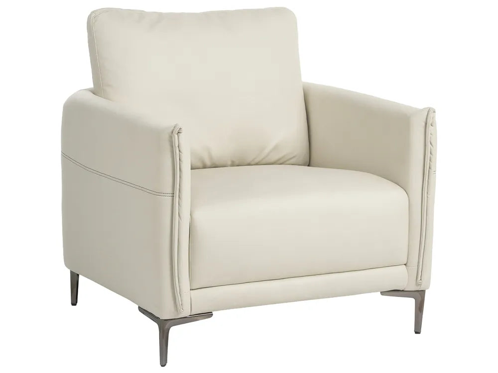Living Room Set 6 Seater Fabric Light Beige Doynton