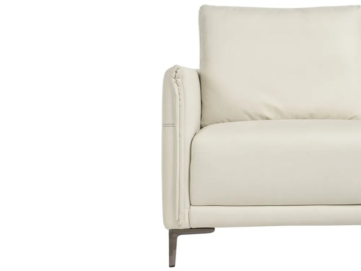 Living Room Set 6 Seater Fabric Light Beige Doynton