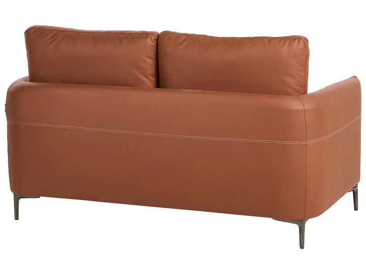 Living Room Set 6 Seater Fabric Golden Brown Doynton