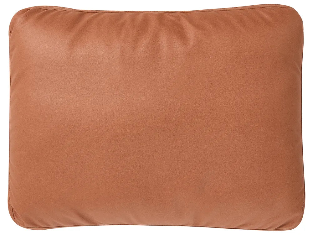 Living Room Set 6 Seater Fabric Golden Brown Doynton