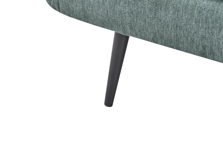 Living Room Set 4 Seater Fabric Green Chira