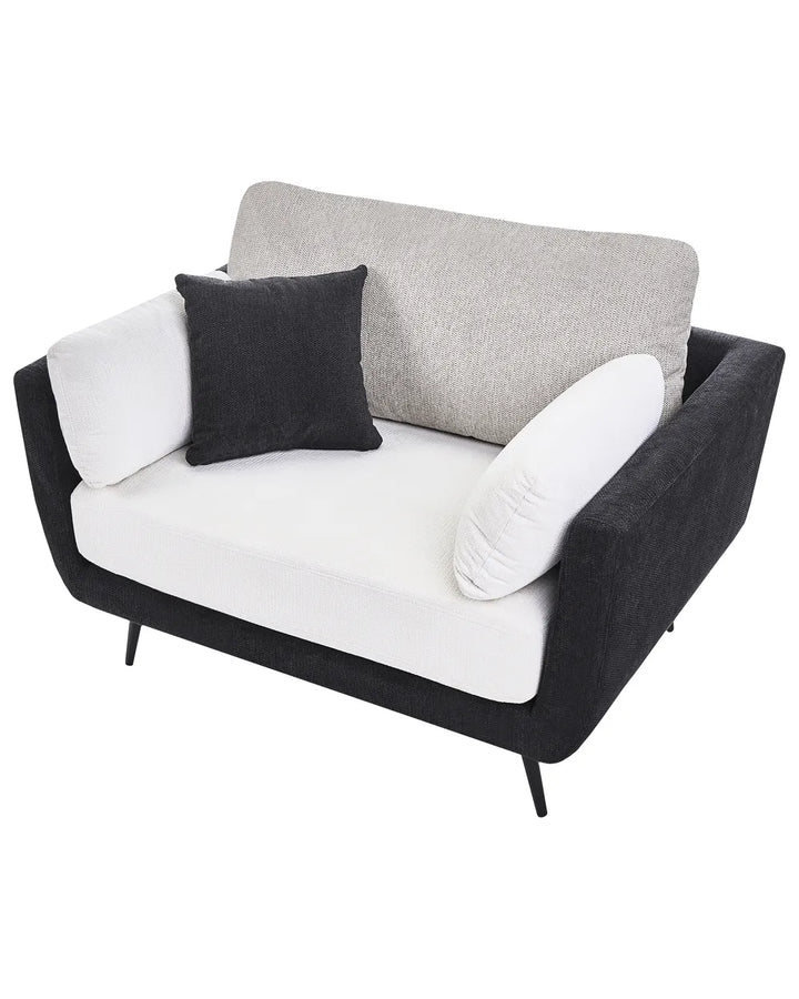 Armchair Fabric Black Chira
