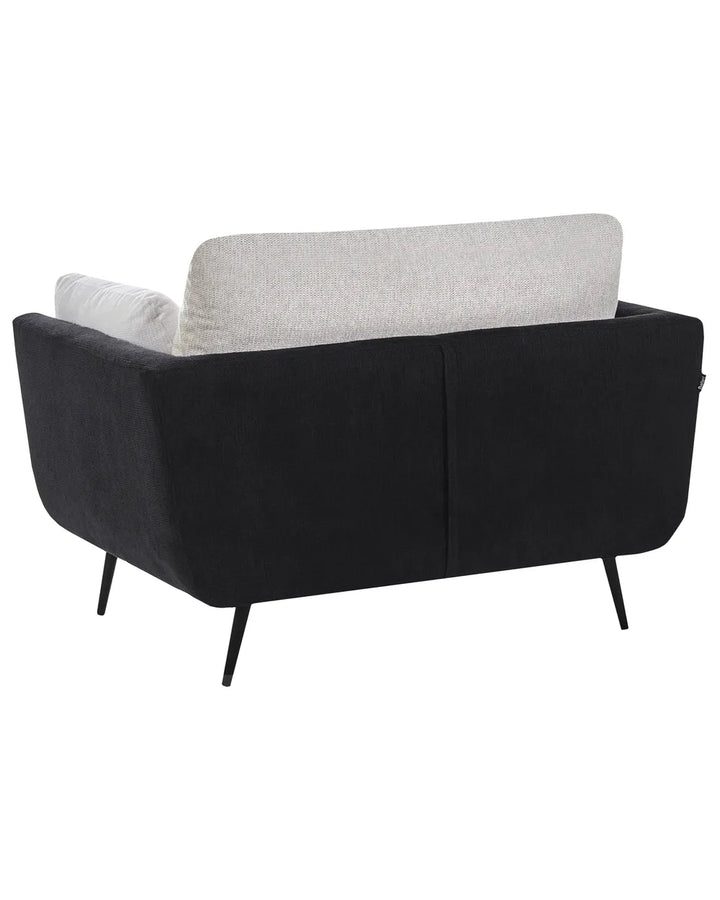Armchair Fabric Black Chira