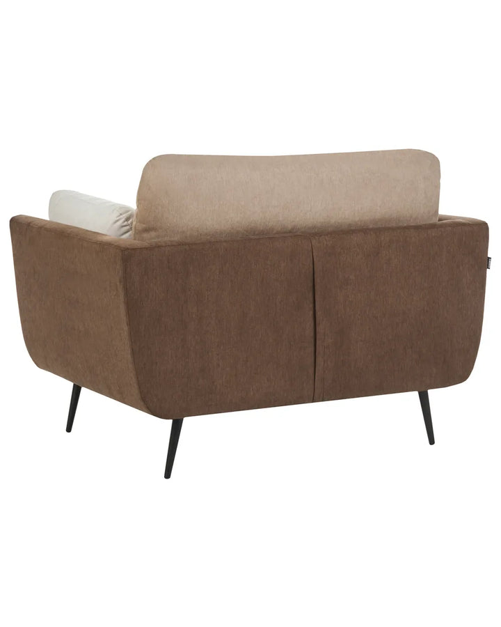 Armchair Fabric Brown Chira