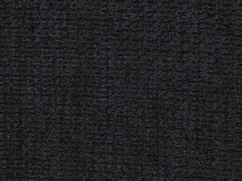 Sofa 3 Seater Fabric Black Chira
