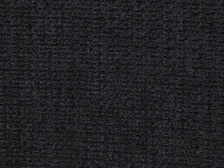 Sofa 3 Seater Fabric Black Chira