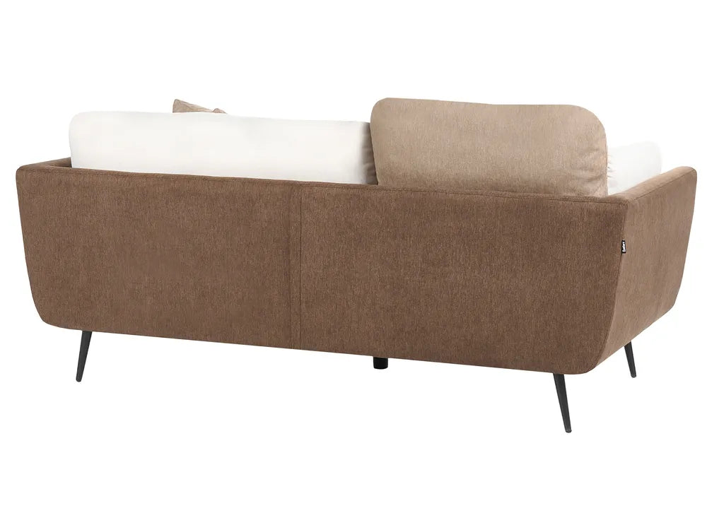 Sofa 3 Seater Fabric Brown Chira