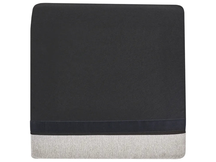Sofa 3 Seater Fabric Black Chira