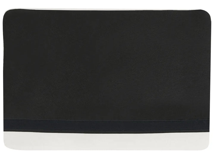 Sofa 3 Seater Fabric Black Chira