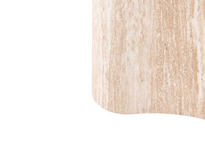 Side Table Travertine Effect Tiernagh