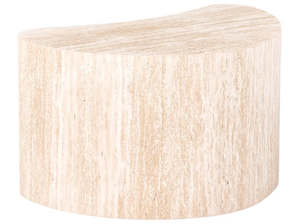 Side Table Travertine Effect Tiernagh