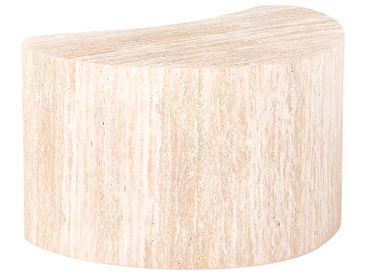 Side Table Travertine Effect Tiernagh