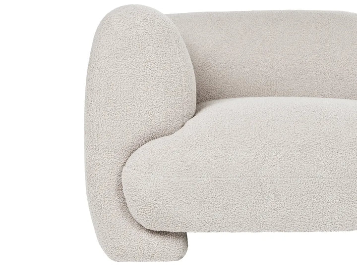 Modular Sofa 3 Seater Off-White Boucle Arlesia