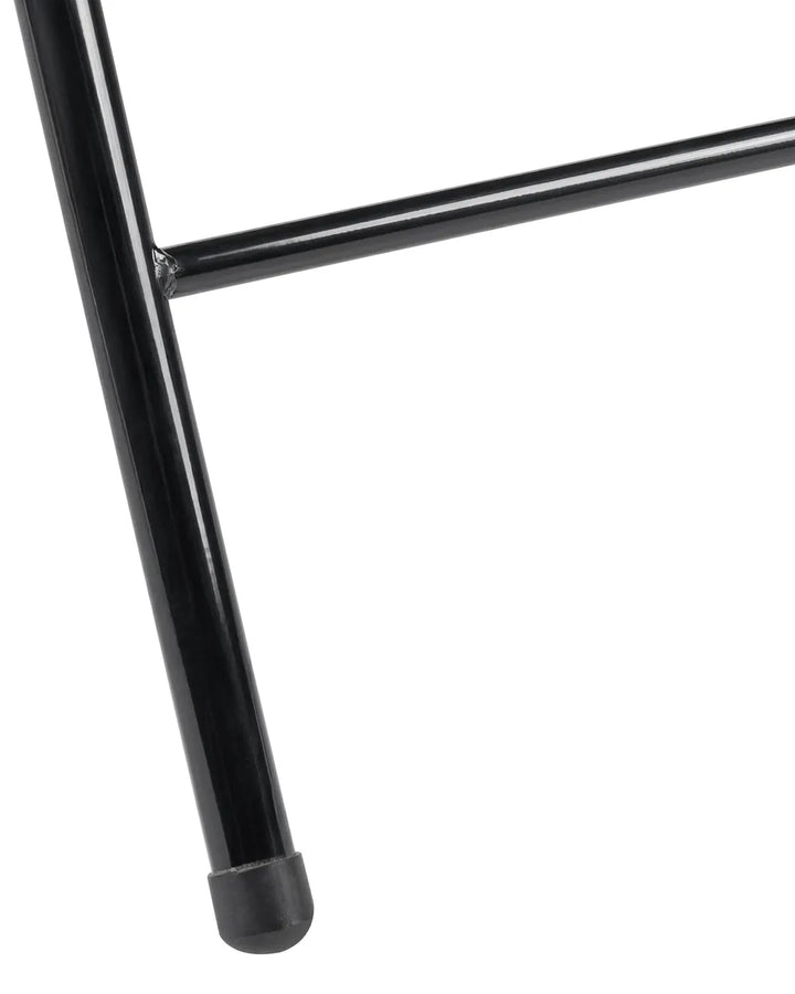 Set of 4 Folding Chairs Metal Black Aderes