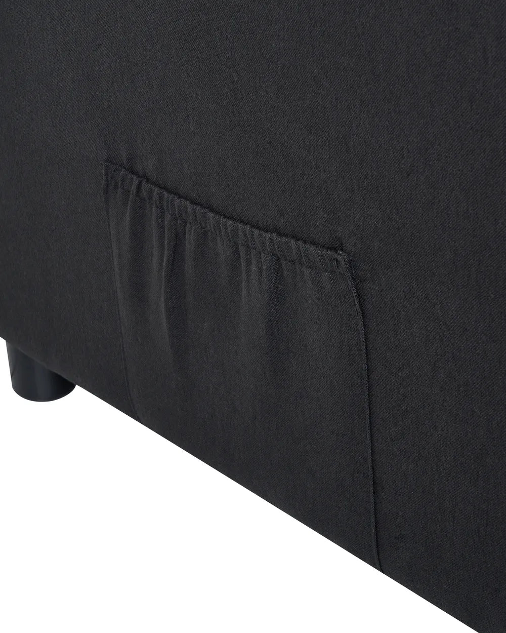 Recliner Chair Fabric Black Anndi