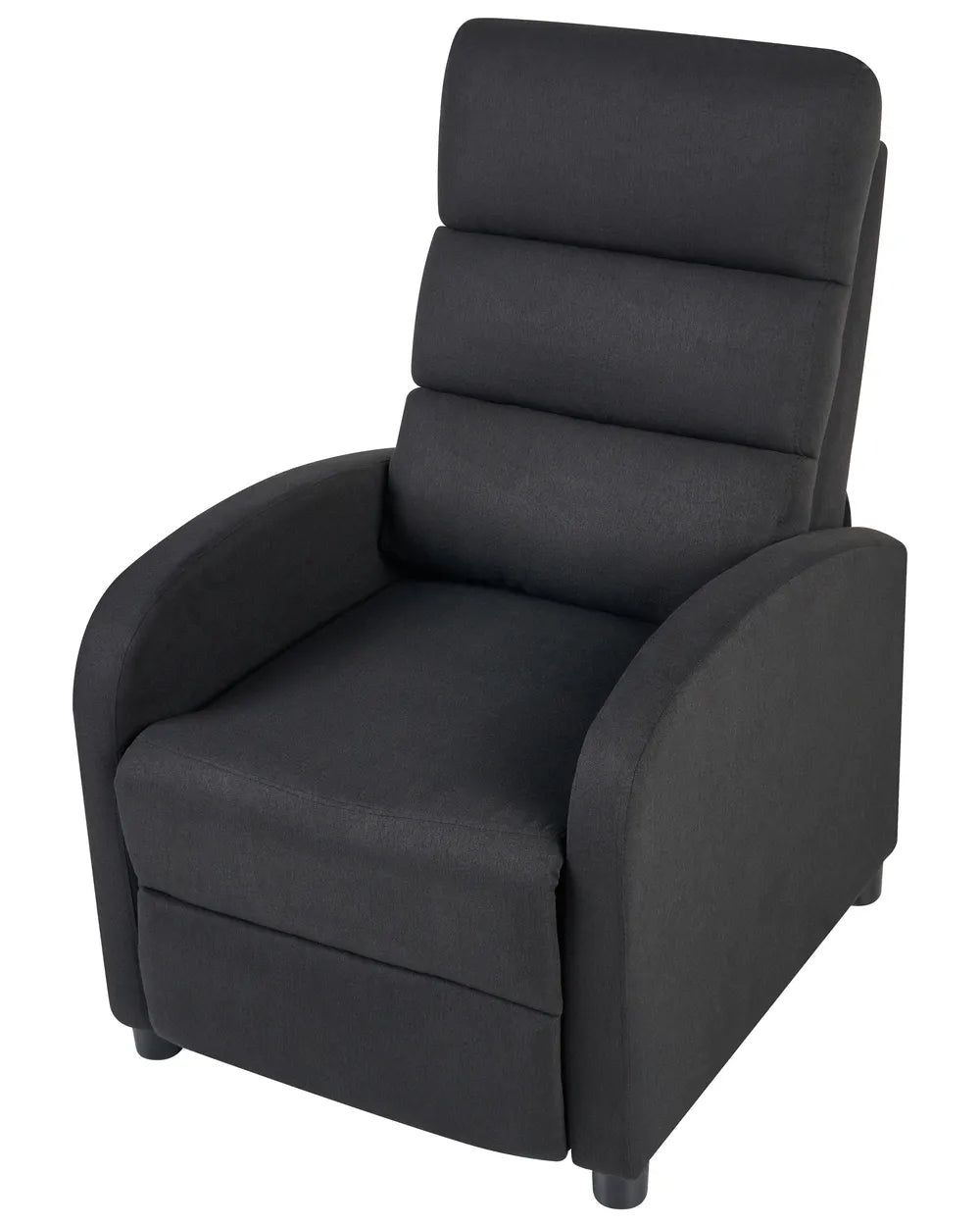 Recliner Chair Fabric Black Anndi