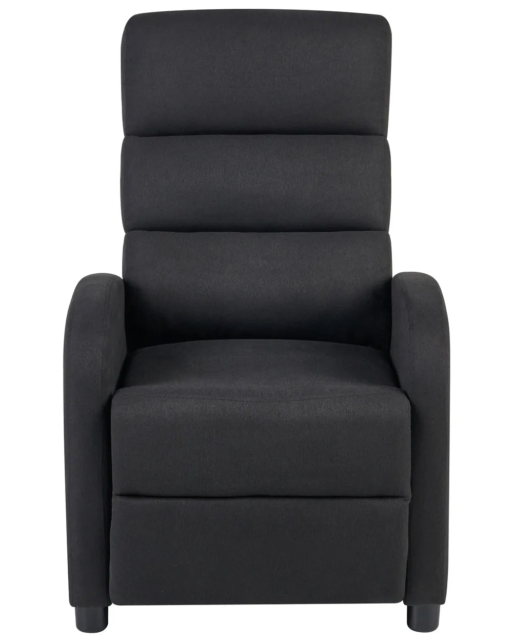 Recliner Chair Fabric Black Anndi