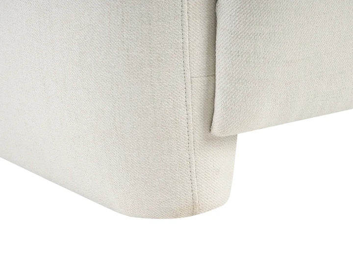 Sofa 3 Seater Fabric Off-White Aishe
