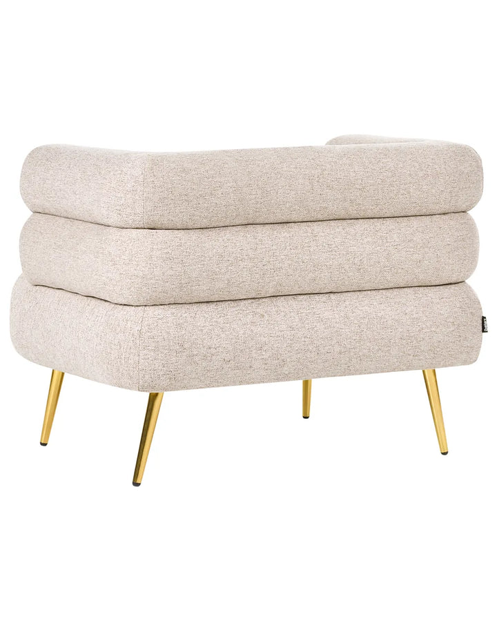 Armchair Fabric Beige Audrie