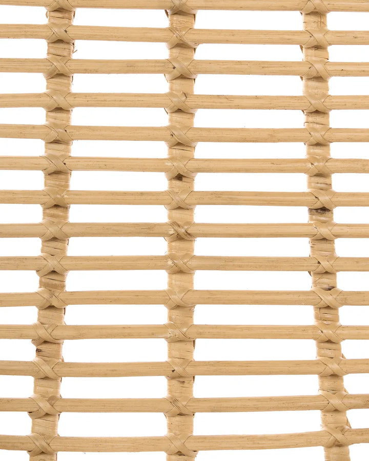 Set of 2 Dining Chairs Rattan Natural Danard