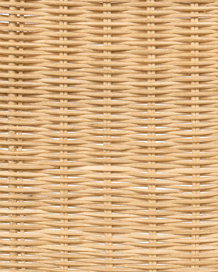 Set of 2 Dining Chairs Rattan Natural Andrena