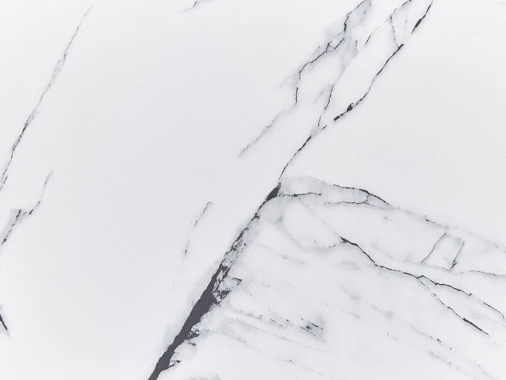 Coffee Table White Marble Glennia