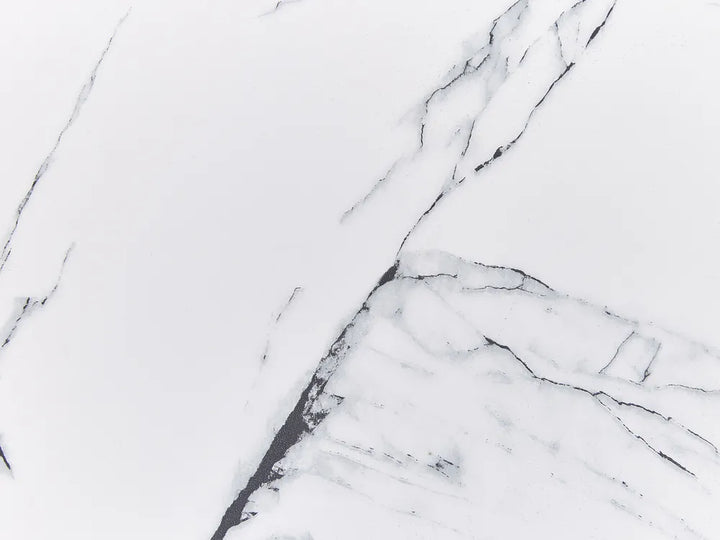 Coffee Table White Marble Glennia