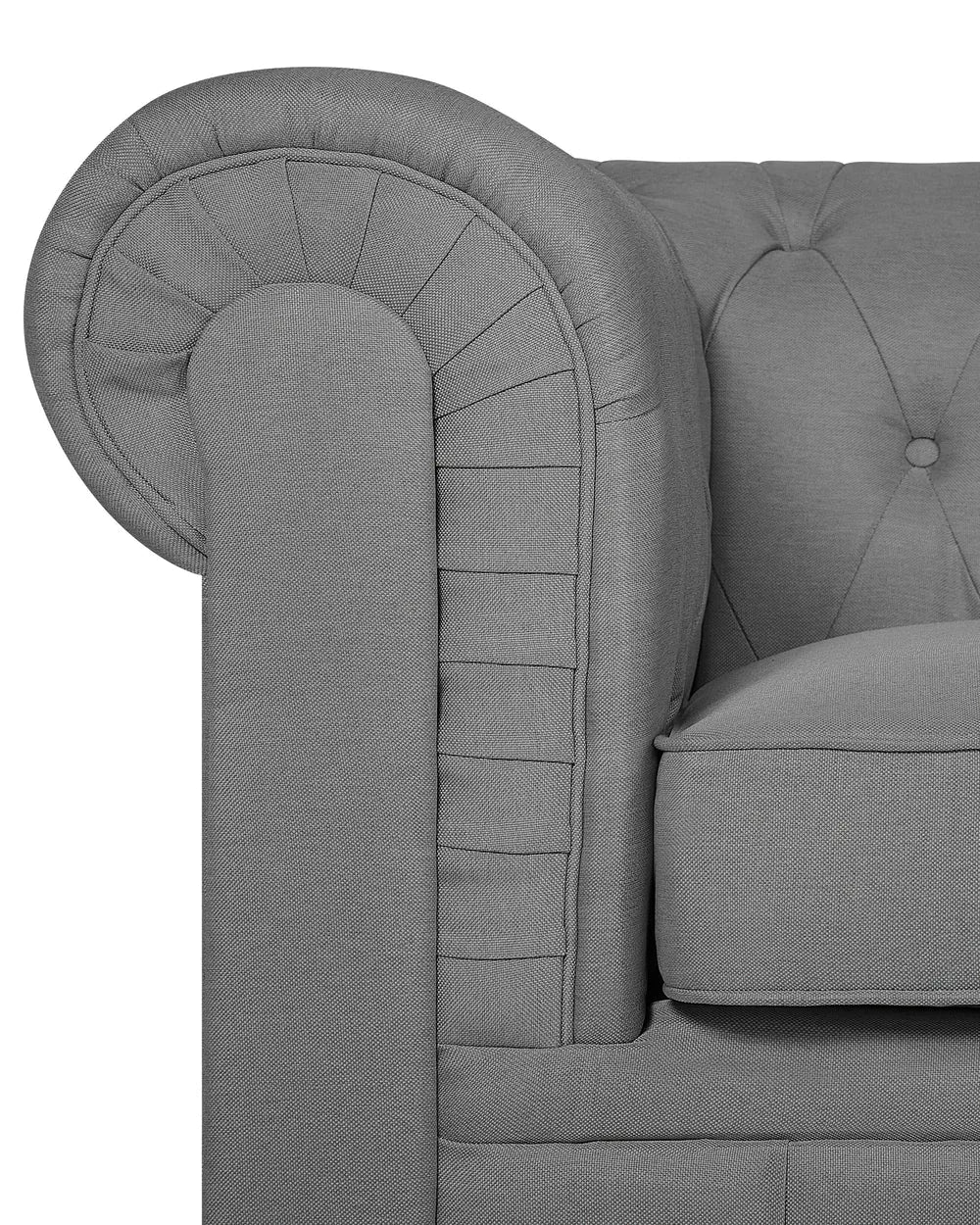 Armchair Fabric Light Grey Besnard