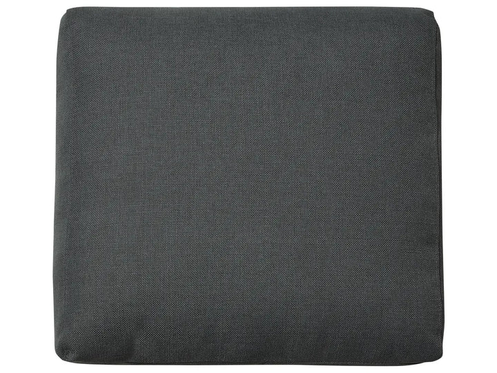Curved Sofa 7 Seater Fabric Dark Grey Colman