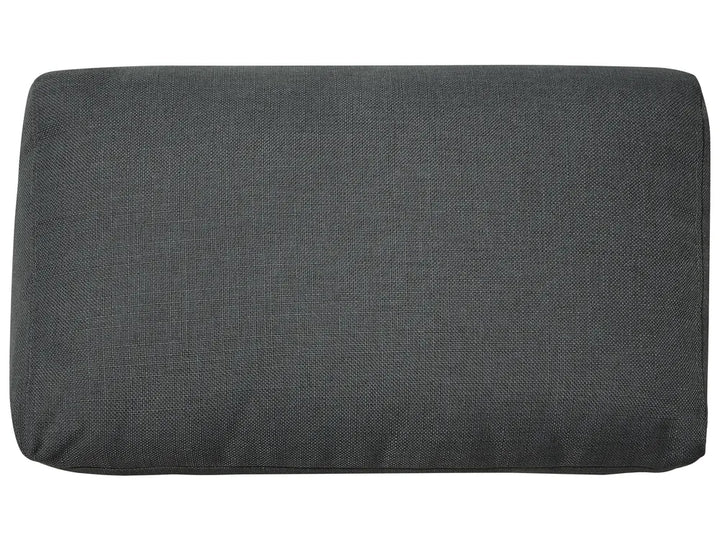 Curved Sofa 7 Seater Fabric Dark Grey Colman