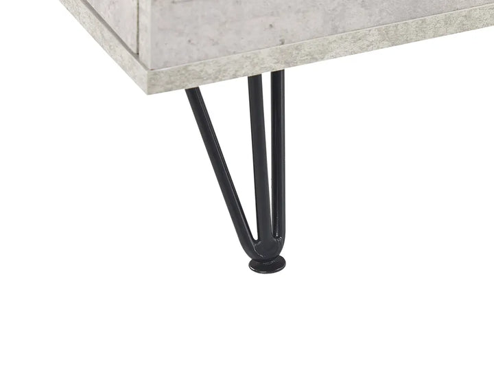 TV Stand Grey Concrete Effect Nathasa