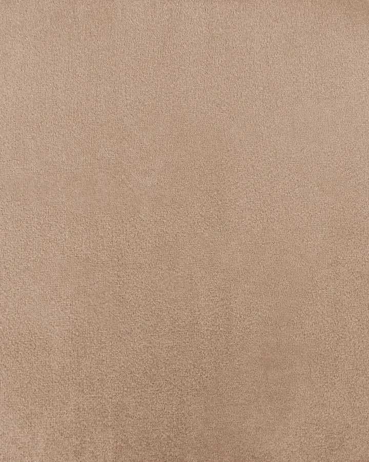 Set of 2 Bar Stools Velvet Light Brown Bryonie