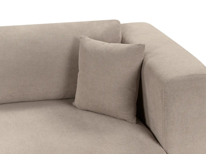 Sofa 4 Seater Fabric Taupe Josanna
