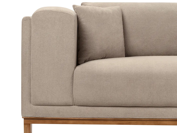 Sofa 4 Seater Fabric Taupe Josanna
