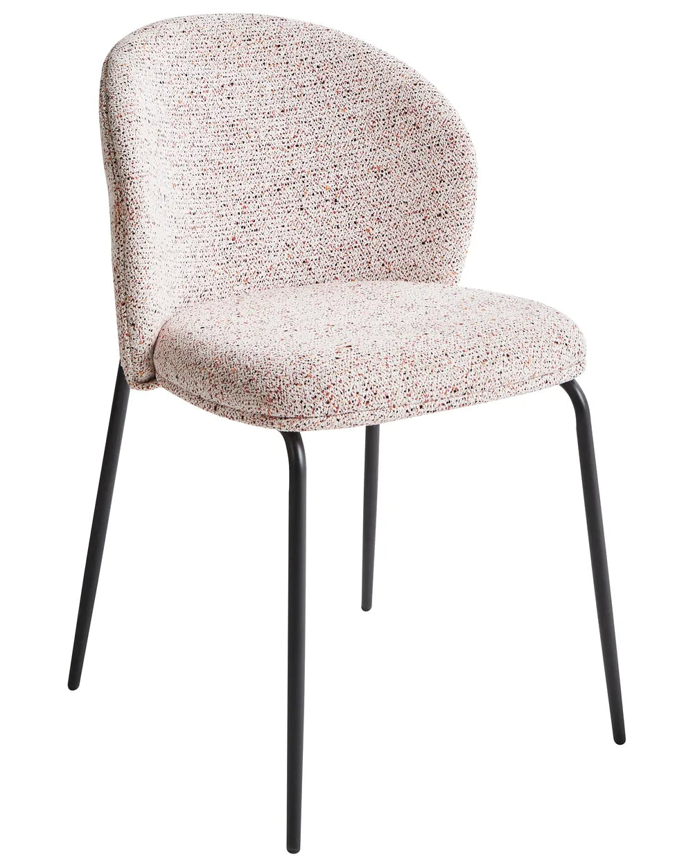 Set of 2 Dining Chairs Fabric Beige Hogle