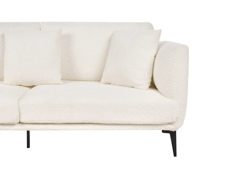 Sofa 3 Seater Boucle Off-White Palmieri