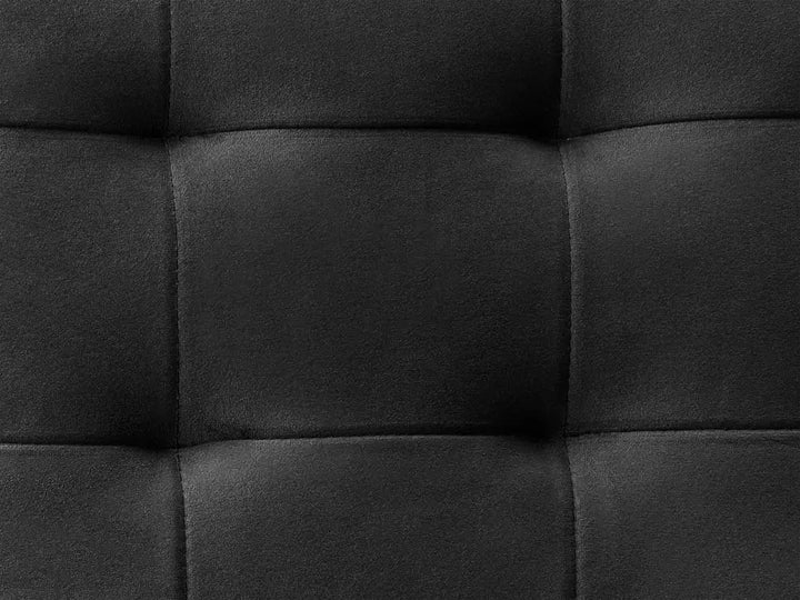 Sofa Bed 3 Seater Velvet Black Denby