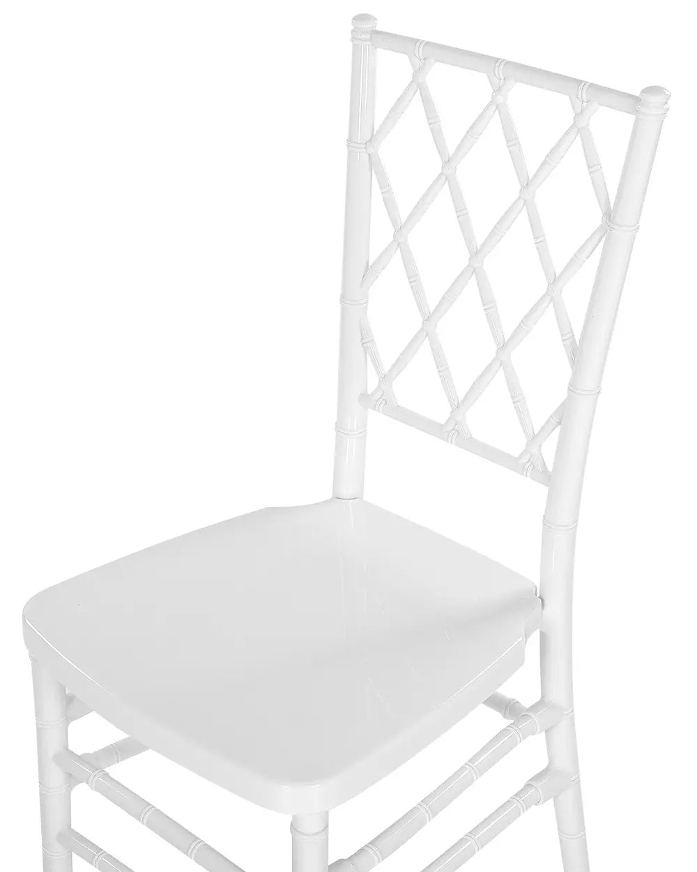 Set of 2 Dining Chairs White Chesterle